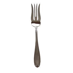 Princess House BARRINGTON Large Cold Meat Serving Fork 18/10 Stainless 10"
